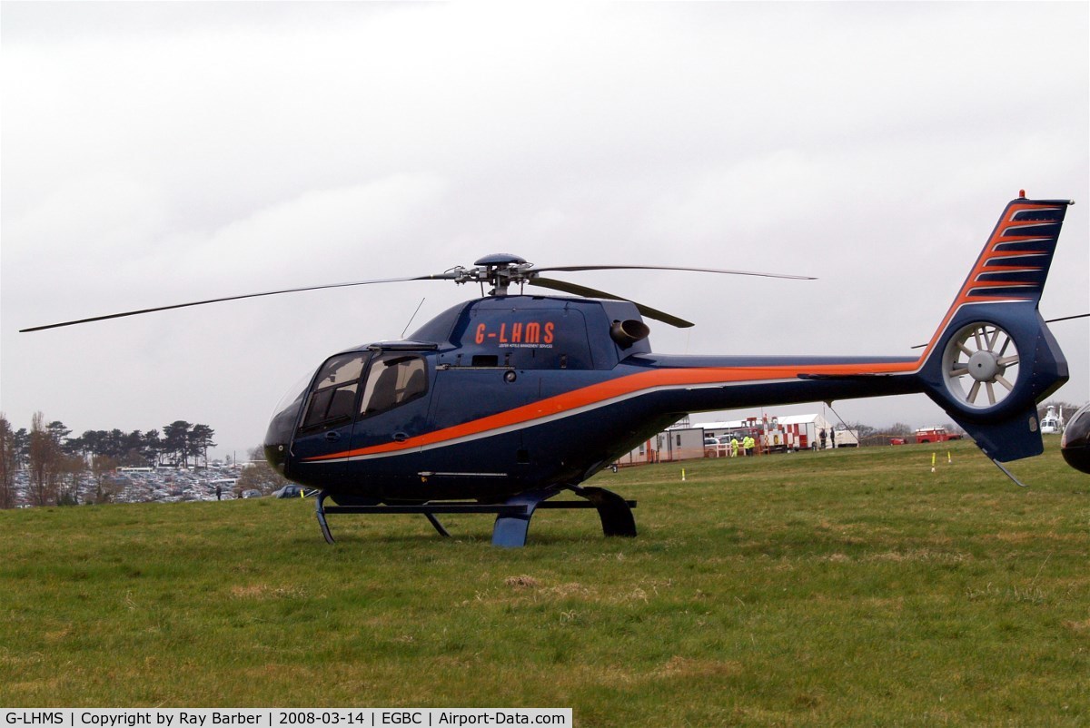 G-LHMS, 2006 Eurocopter EC-120B Colibri C/N 1442, Eurocopter EC.120B Colibri [1442] (Hadley Helicopters Ltd) Cheltenham Racecourse~G 14/03/2008