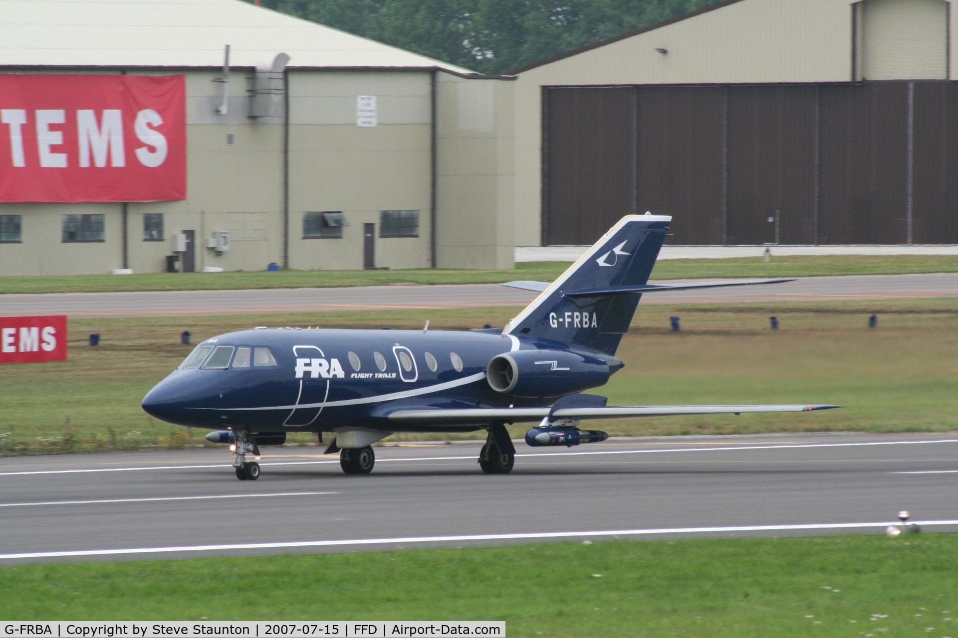 G-FRBA, 1970 Dassault Falcon 20 C/N 178, FRADU Display at Royal International Air Tattoo 2007