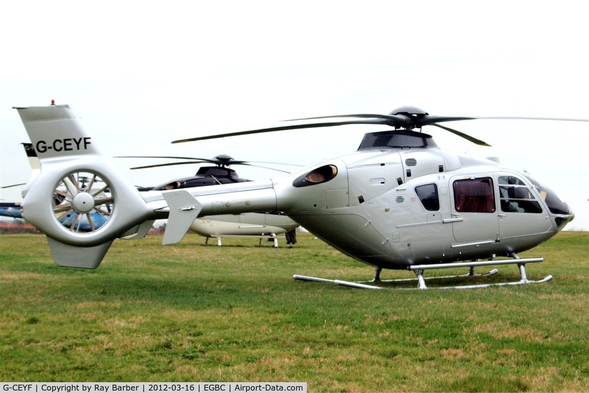 G-CEYF, 1999 Eurocopter EC-135T-1 C/N 0115, Eurocopter EC.135T1 [0115] (Starspeed) Cheltenham Racecourse~G 16/03/2012
