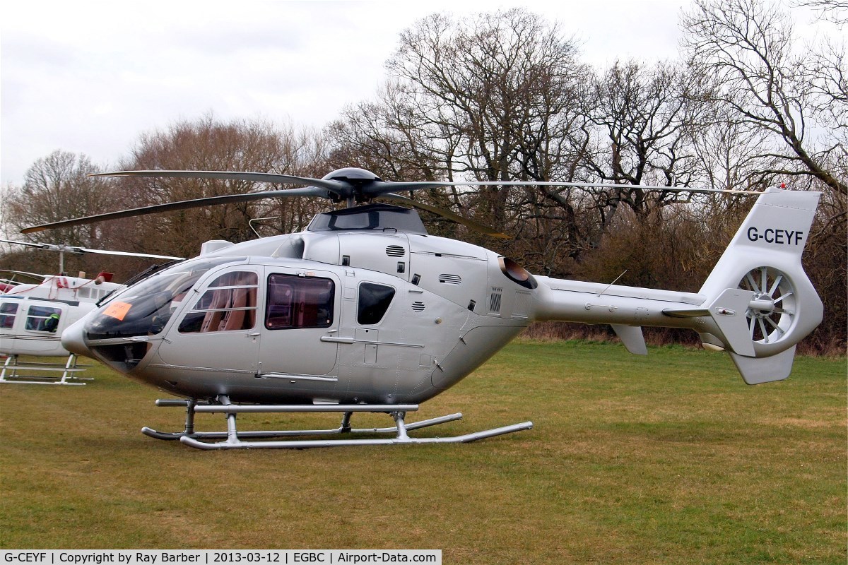 G-CEYF, 1999 Eurocopter EC-135T-1 C/N 0115, G-CEYF   Eurocopter EC.135T1 [0115] (Starspeed) Cheltenham Racecourse~G 12/03/2013