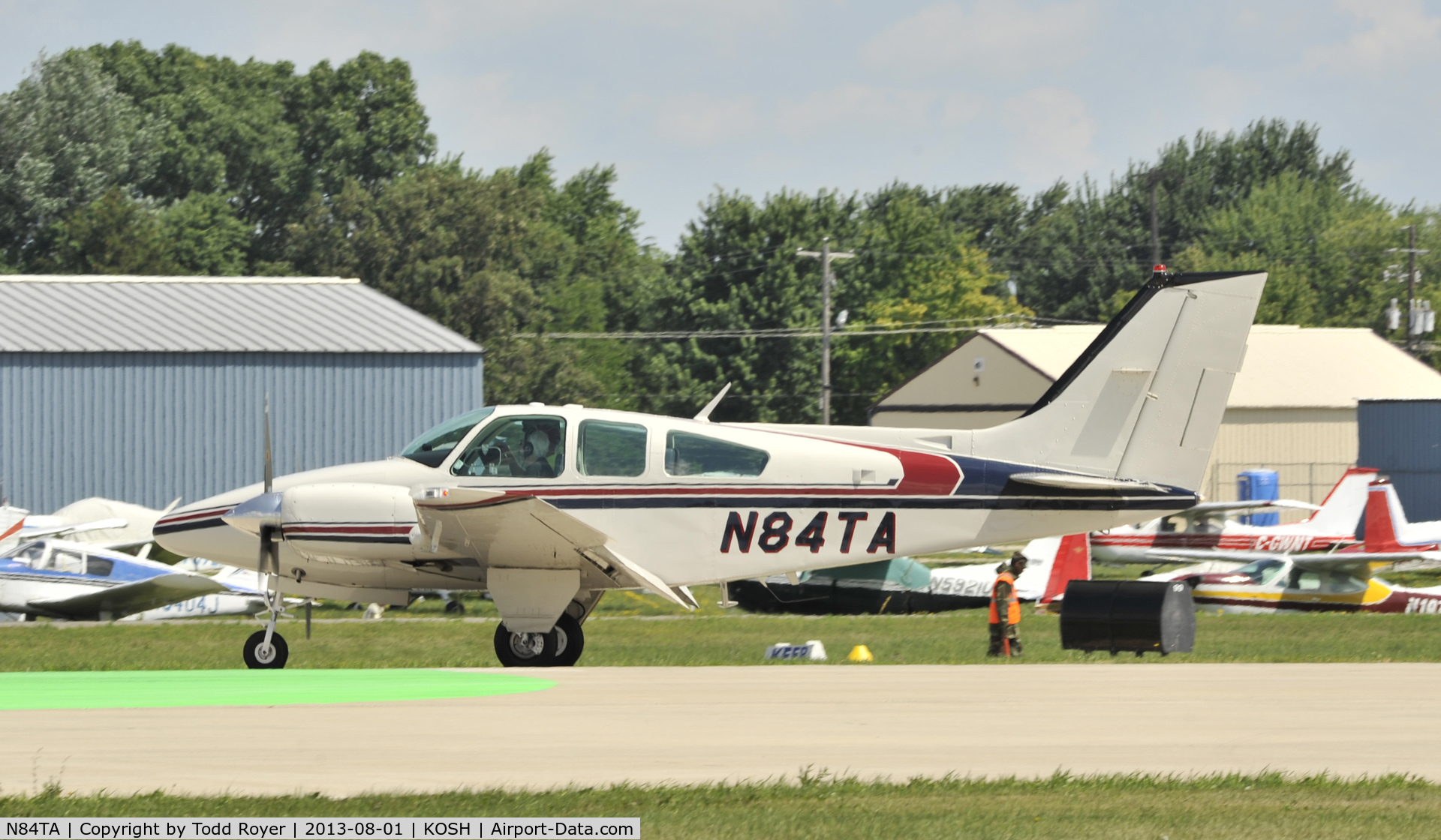 N84TA, 1974 Beech 95-B55 (T42A) Baron C/N TC-1769, Airventure 2013