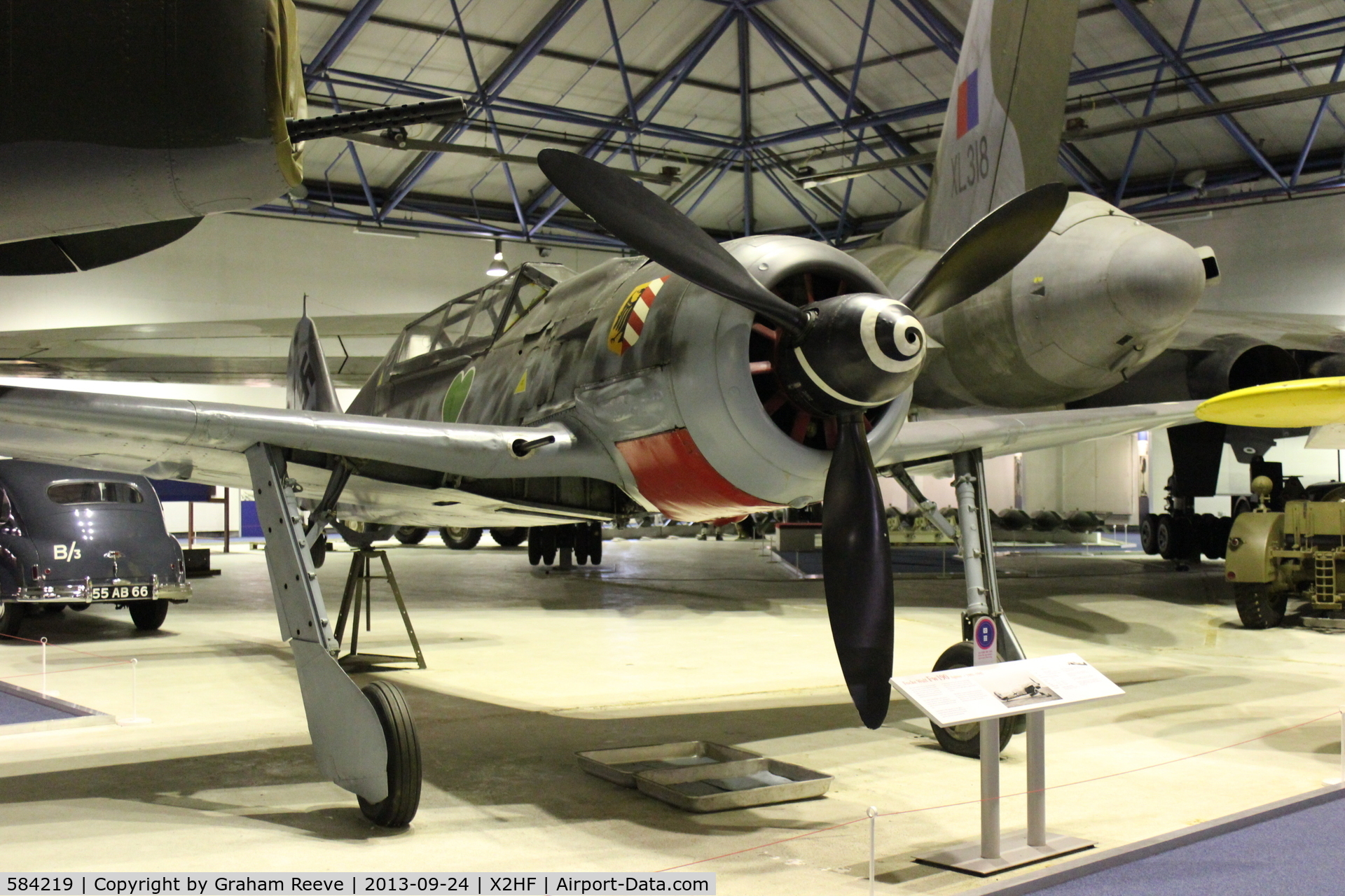 584219, Focke-Wulf Fw-190F-8/U1 C/N 584219, On display at the RAF Museum, Hendon.