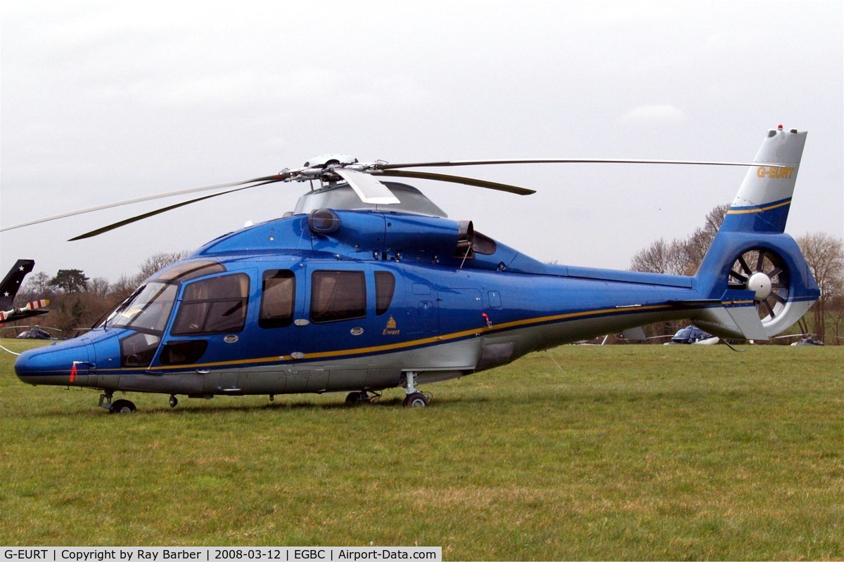 G-EURT, 2007 Eurocopter EC-155B-1 C/N 6764, Eurocopter EC.155B1 Dauphin [6764] (William Ewart Properties Ltd) Cheltenham Race Course~G 13/03/2008