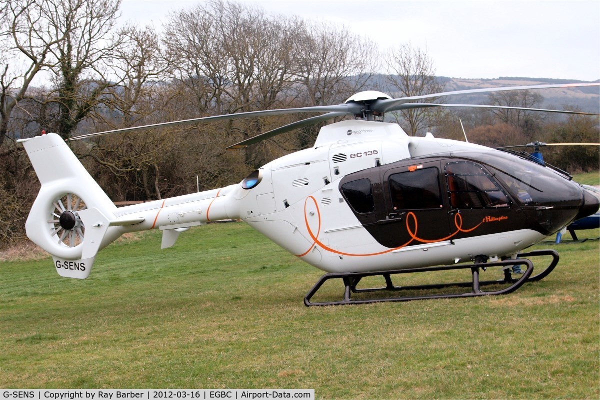 G-SENS, 2009 Eurocopter EC-135T-2+ C/N 0833, G-SENS   Eurocopter EC.135T2+ [0833] (Capital Air Services Ltd) Cheltenham Racecourse~G 16/03/2012