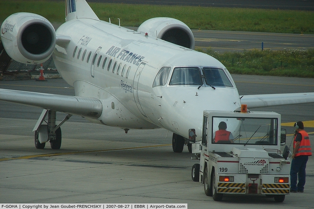 F-GOHA, 2000 Embraer ERJ-135ER (EMB-135ER) C/N 145189, Régional departure to Bordeaux Mérignac