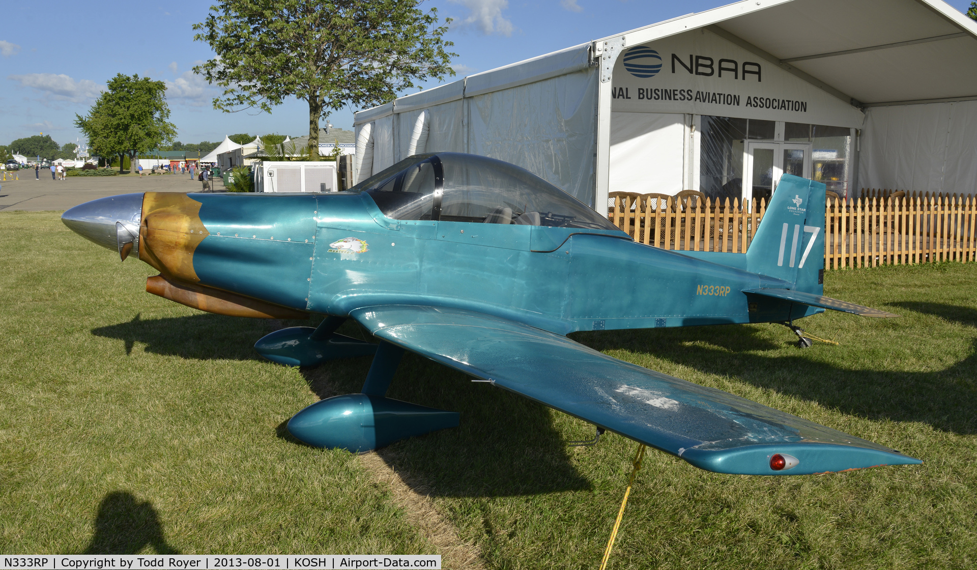 N333RP, 1996 Bushby Mustang II C/N MII-1466, Airventure 2013