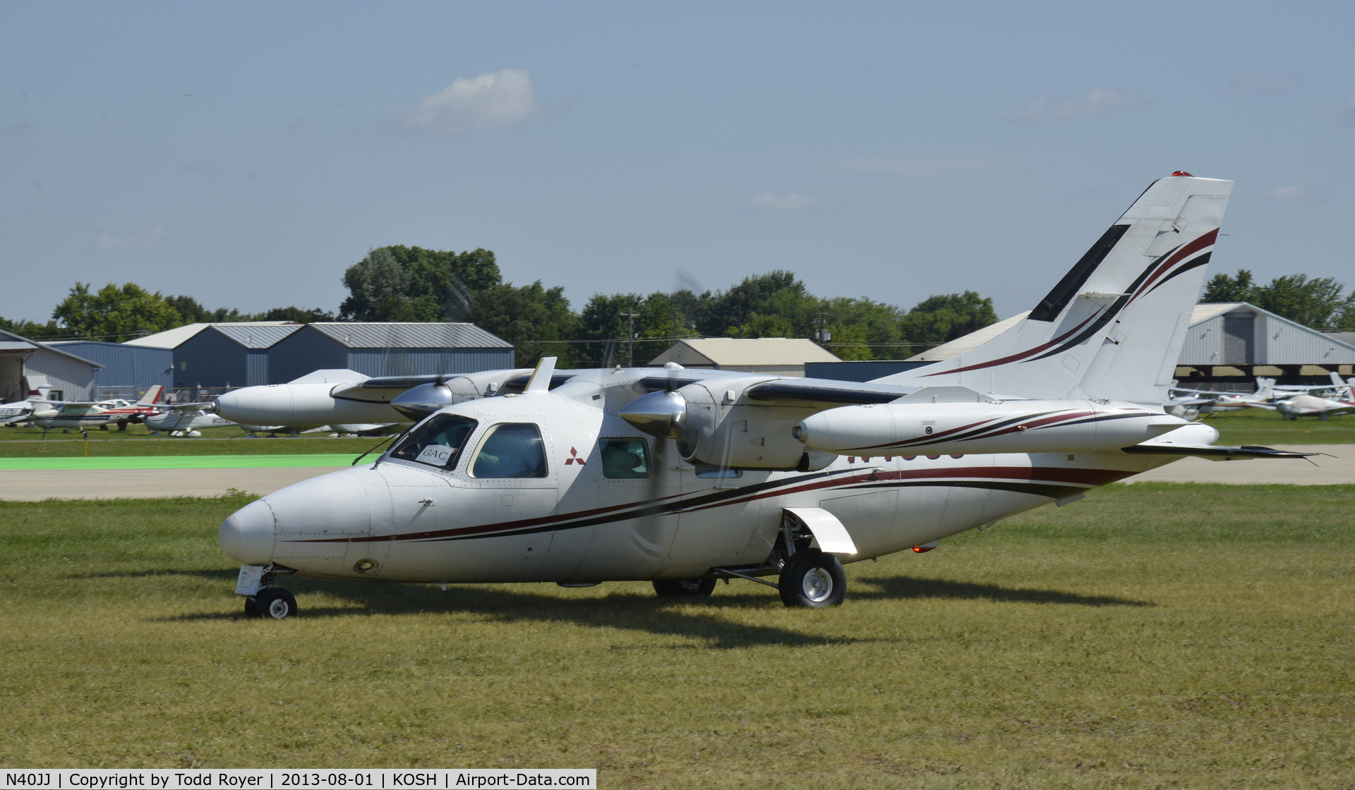 N40JJ, Mitsubishi MU-2B-26A C/N 383, Airventure 2013