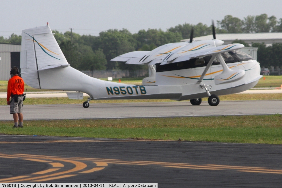N950TB, 1980 STOL Aircraft UC-1 Twin Bee C/N 020, Departing Sun N Fun 2013 - Lakeland, FL