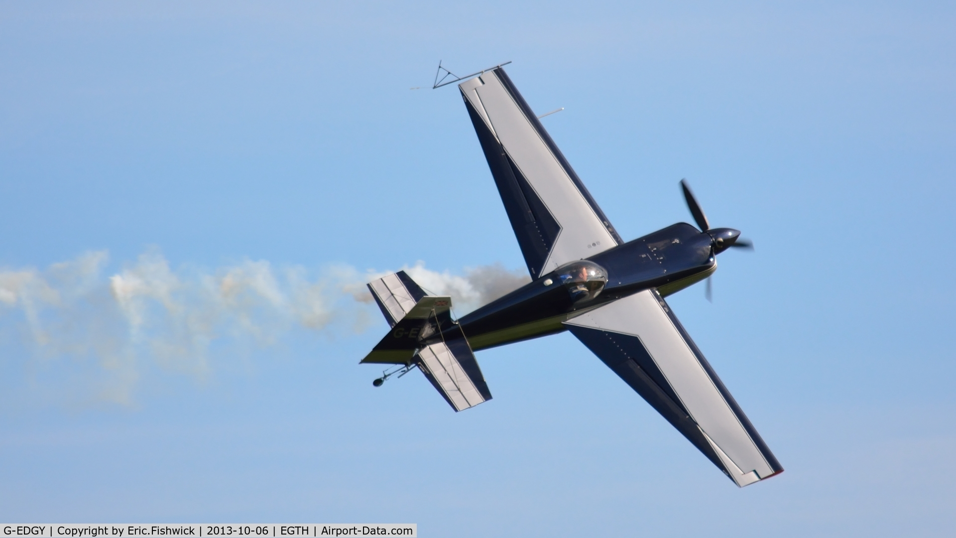 G-EDGY, 2007 Zivko Edge 540 C/N 0018, 42. G-EDGY at The Shuttleworth Collection October Flying Day, 2013.