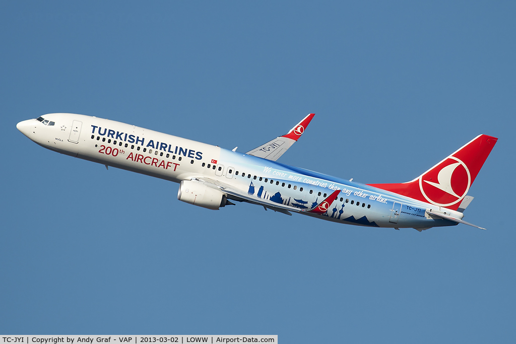 TC-JYI, 2012 Boeing 737-9F2/ER C/N 40985, Turkish Airlines 737-900