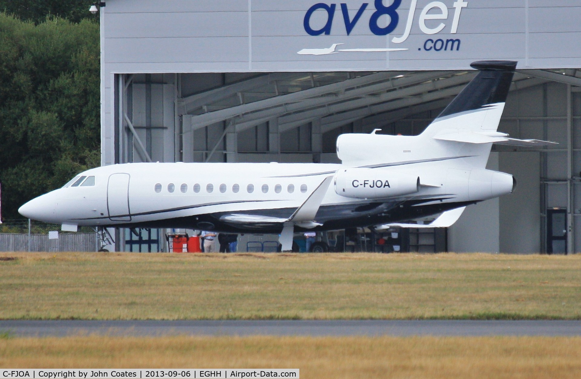 C-FJOA, 2007 Dassault Falcon 900EX C/N 180, ex M-ROWL about to be delivered to Canada