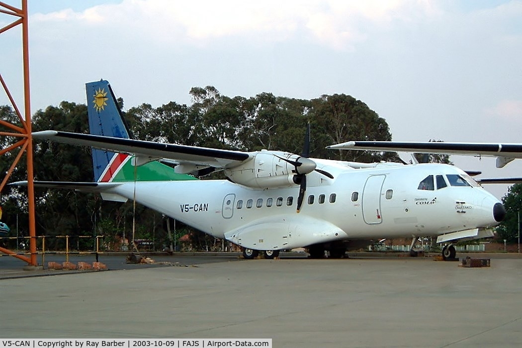 V5-CAN, 1988 Airtech CN-235 C/N C007, CASA 235-10 [C007](Air Namibia) Johannesburg Int~ZS 09/10/2003