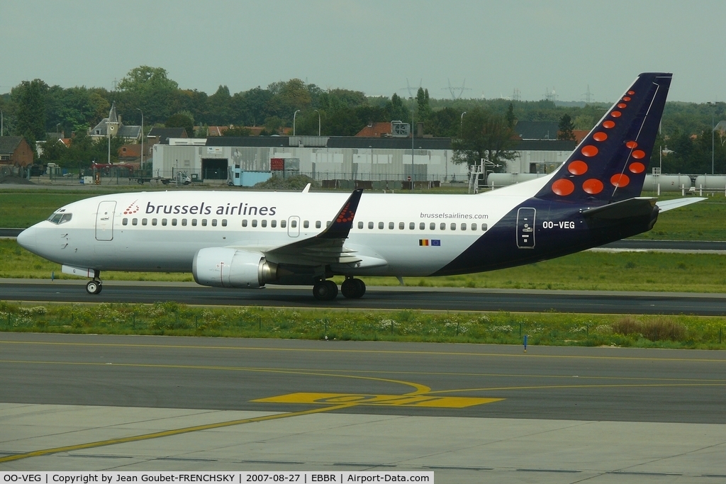 OO-VEG, 1998 Boeing 737-36N C/N 28568, Brussels Airlines to MAD