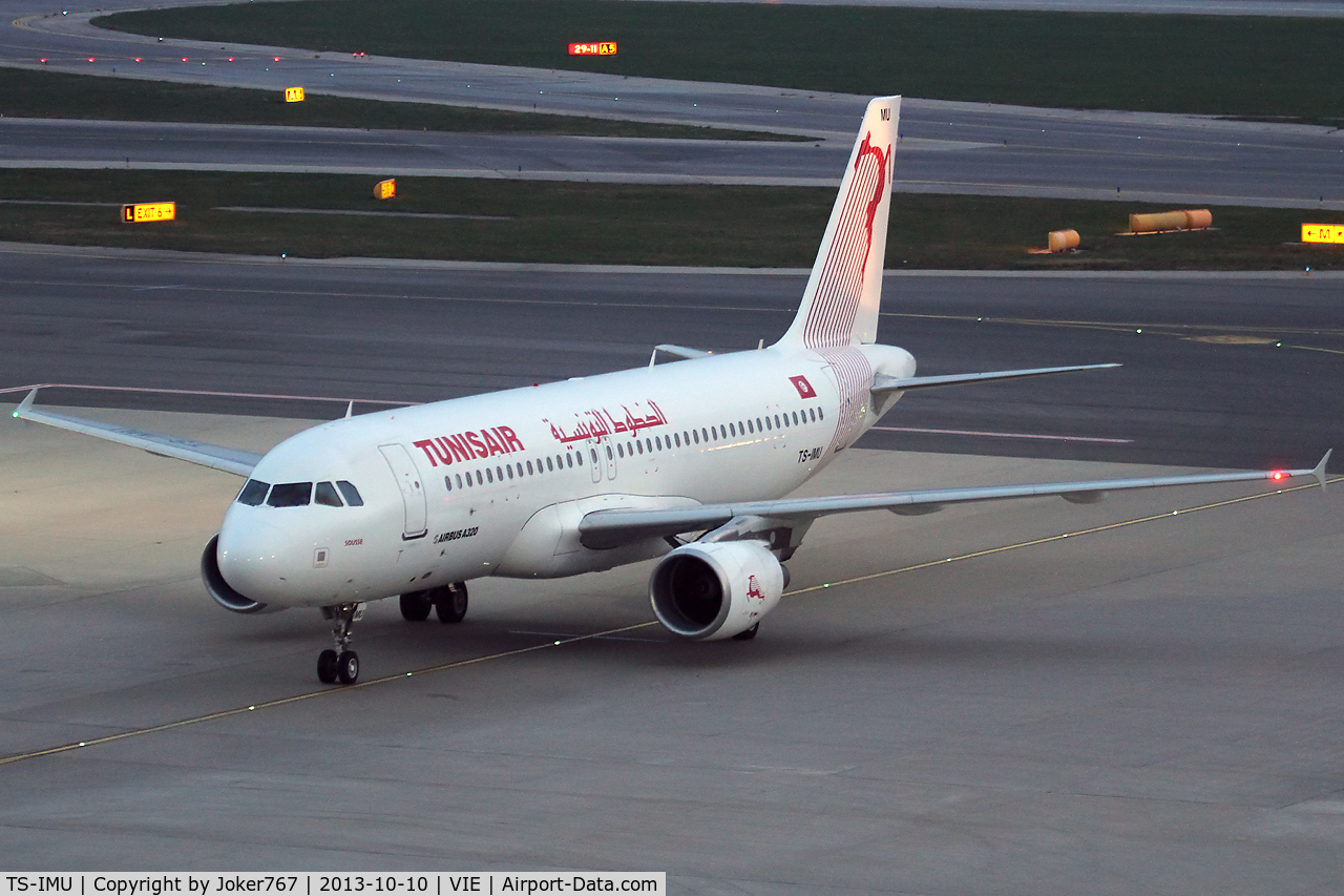 TS-IMU, 2013 Airbus A320-214 C/N 5474, Tunisair
