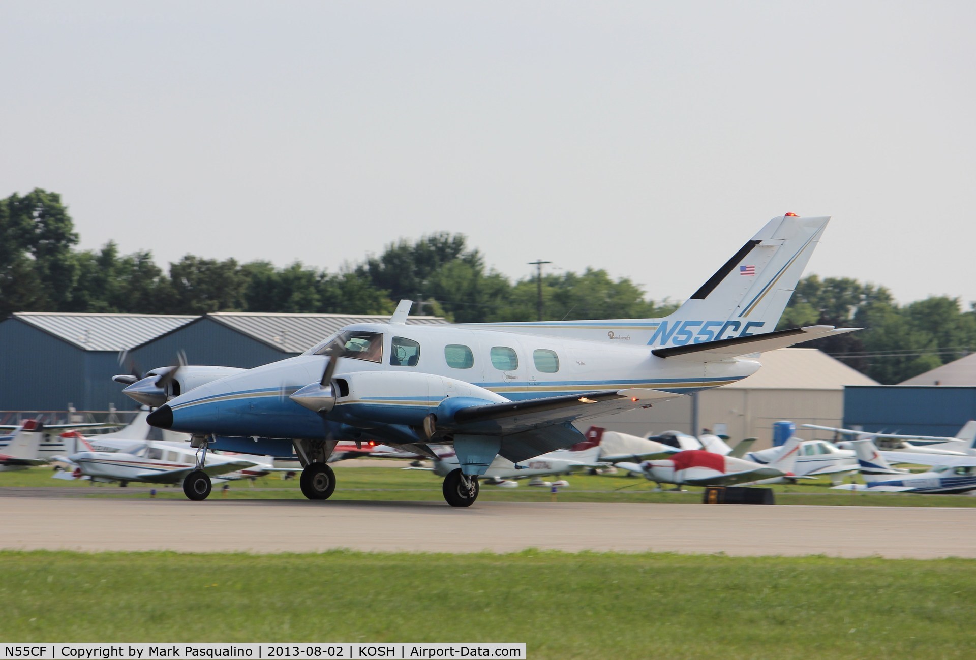 N55CF, 1969 Beech 60 C/N P-98, Beech 60