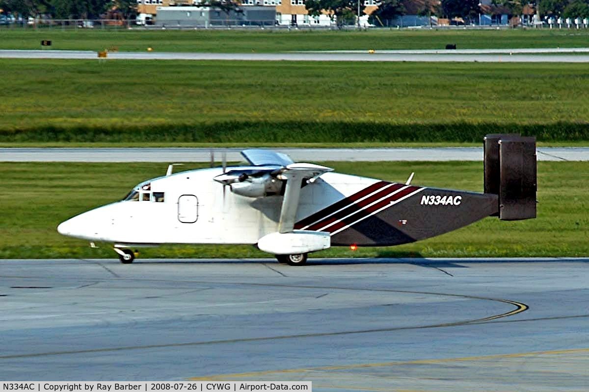 N334AC, 1979 Short SD3-30 C/N SH3029, Shorts SD-330-200 [SH3029] (Air Cargo Carriers) Winnipeg-International~C 26/07/2008