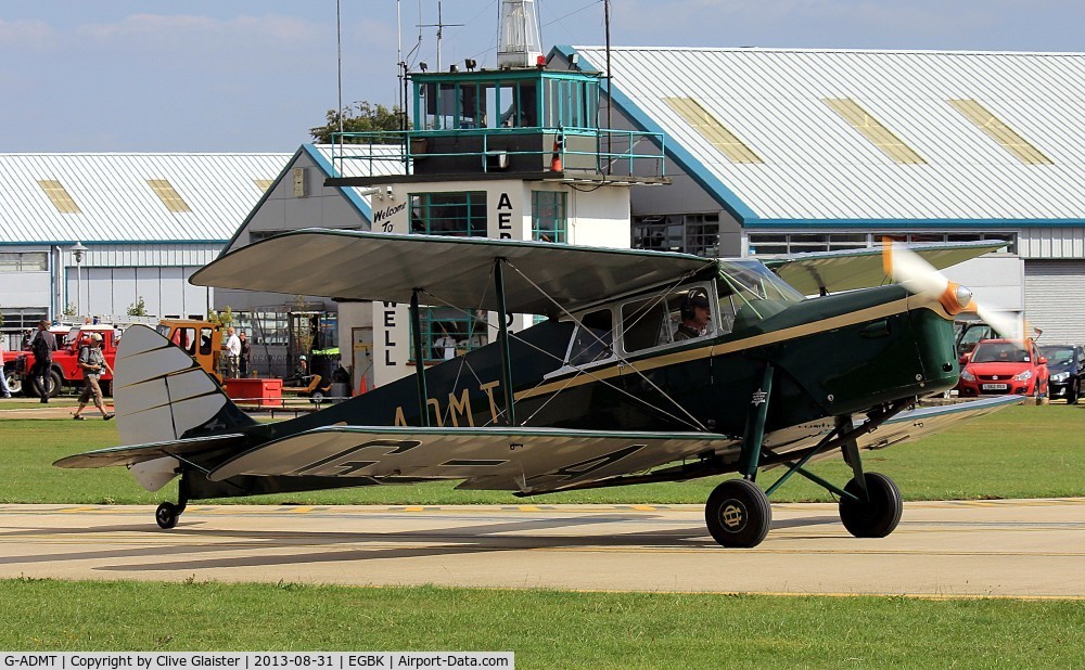 G-ADMT, 1936 De Havilland DH.87B Hornet Moth C/N 8093, Originally owned to, The de Havilland Aircraft Co Ltd in May 1936 and currently in private hands since November 2008