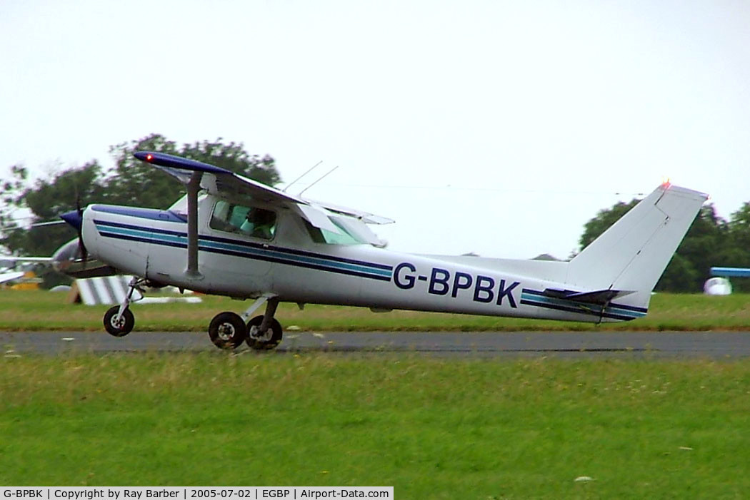 G-BPBK, 1979 Cessna 152 C/N 152-83417, Cessna 152 [152-83417] Kemble~G 02/07/2005