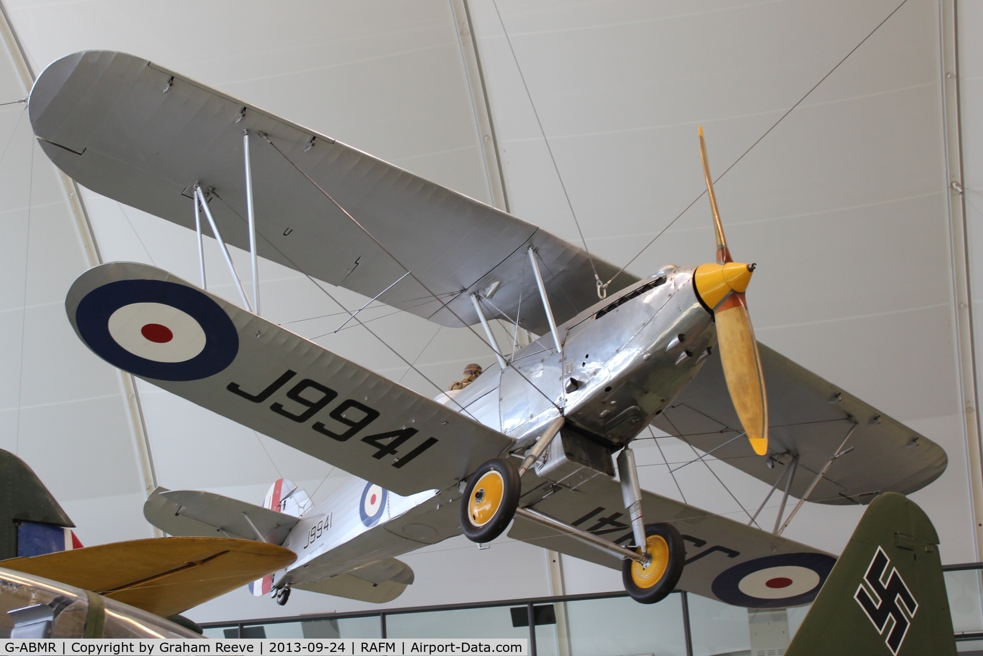 G-ABMR, 1931 Hawker Hart C/N HH1, On display at the RAF Museum, Hendon.