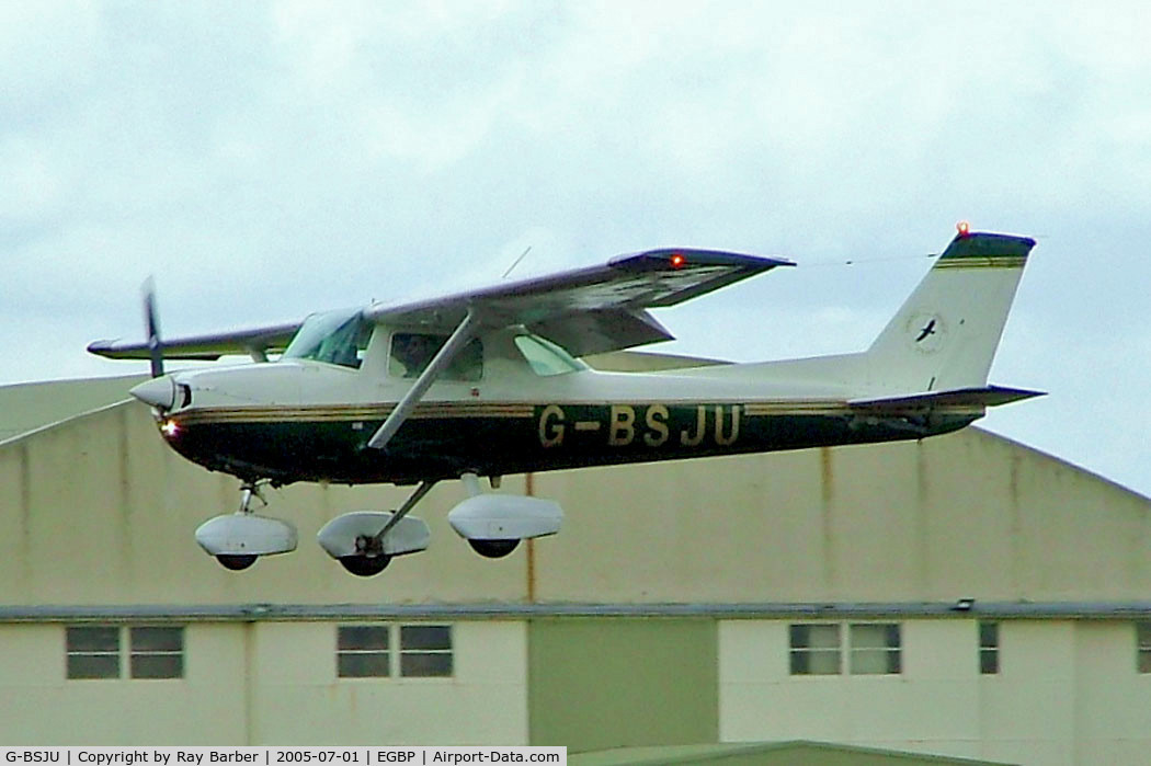 G-BSJU, 1974 Cessna 150M C/N 150-76430, Cessna 150M [150-76430] Kemble~G 01/07/2005
