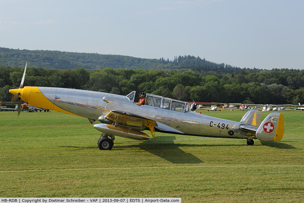 HB-RDB, 1943 F+W C-3605 Schlepp C/N 274, F+W Emmen C-3605