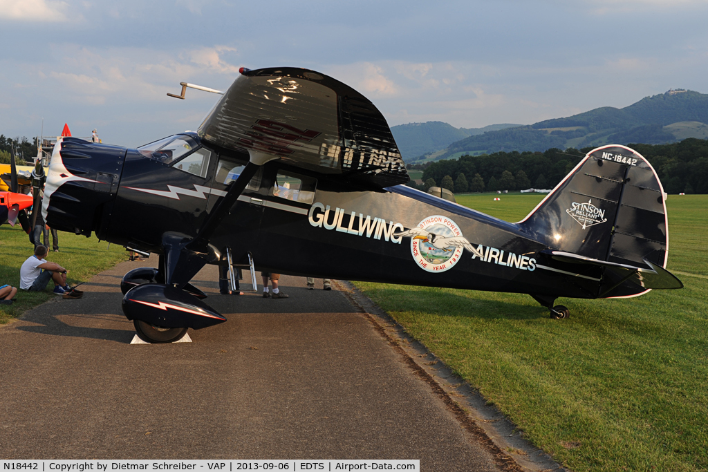 N18442, 1937 Stinson SR-9C Reliant C/N 5354, Stinson SR9