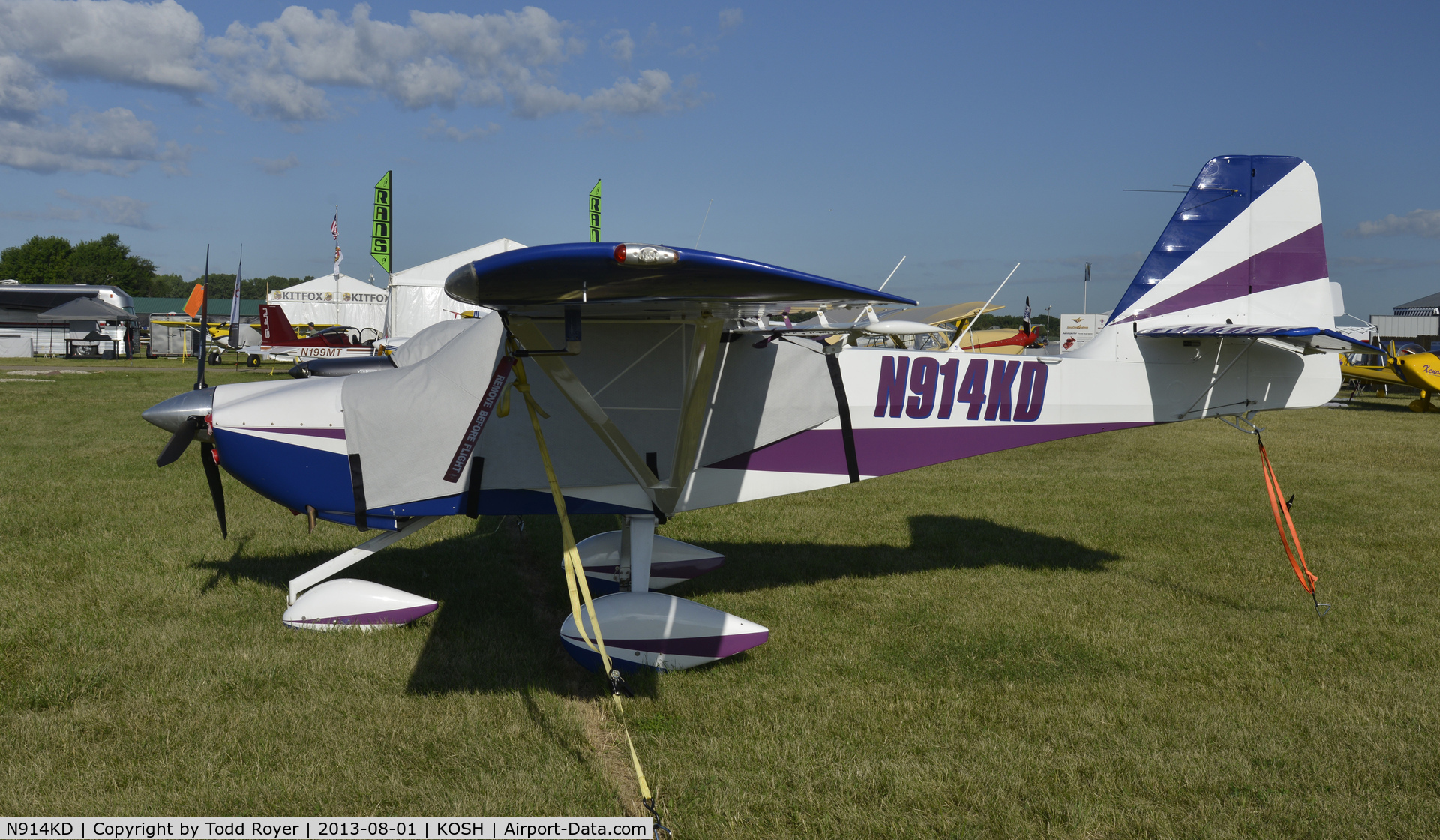 N914KD, Denney Kitfox Series 7 C/N 007001, Airventure 2013