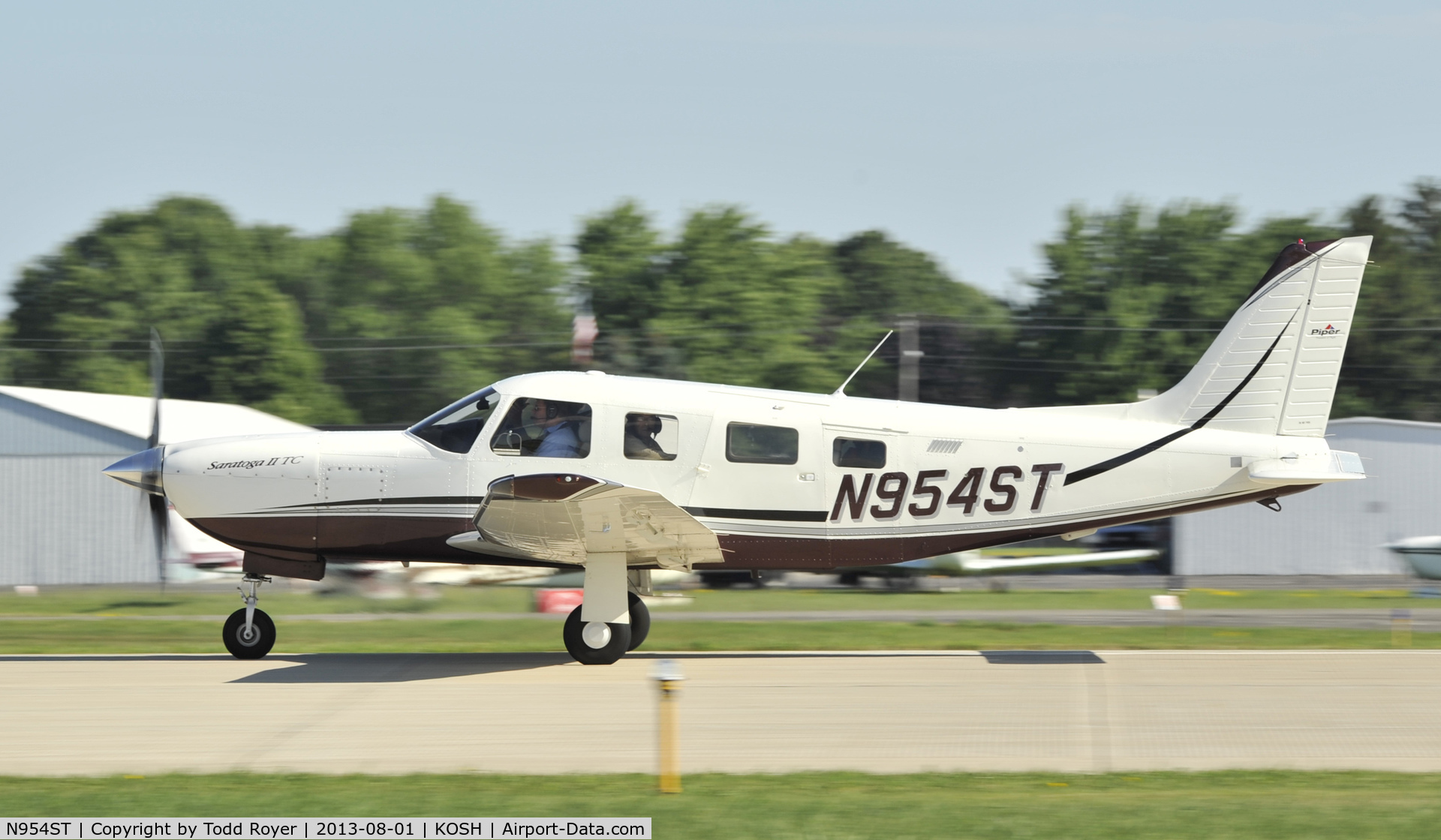 N954ST, 2007 Piper PA-32R-301T Turbo Saratoga C/N 3257455, Airventure 2013