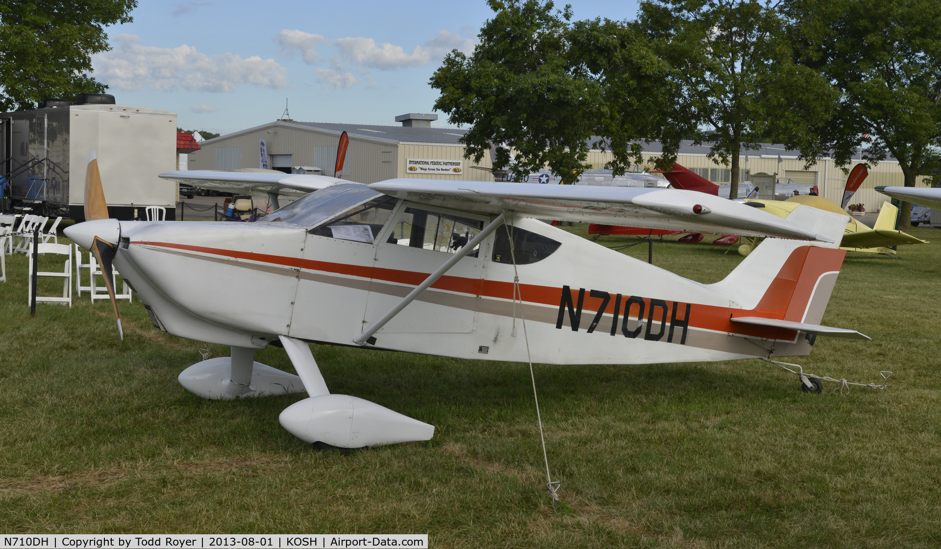 N710DH, 1976 Wittman W-8 Tailwind C/N 100, Airventure 2013