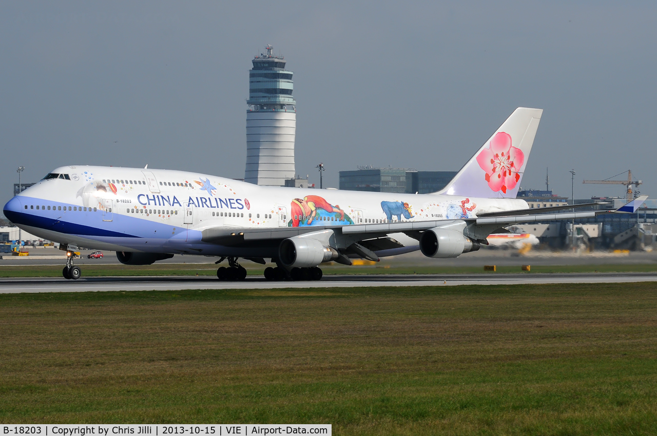 B-18203, Boeing 747-409 C/N 28711, China Airlines