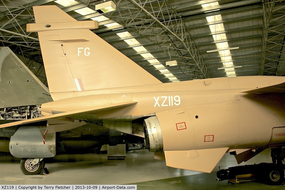 XZ119, 1976 Sepecat Jaguar GR.1A C/N S.120, At the Museum of Flight , East Fortune , Scotland