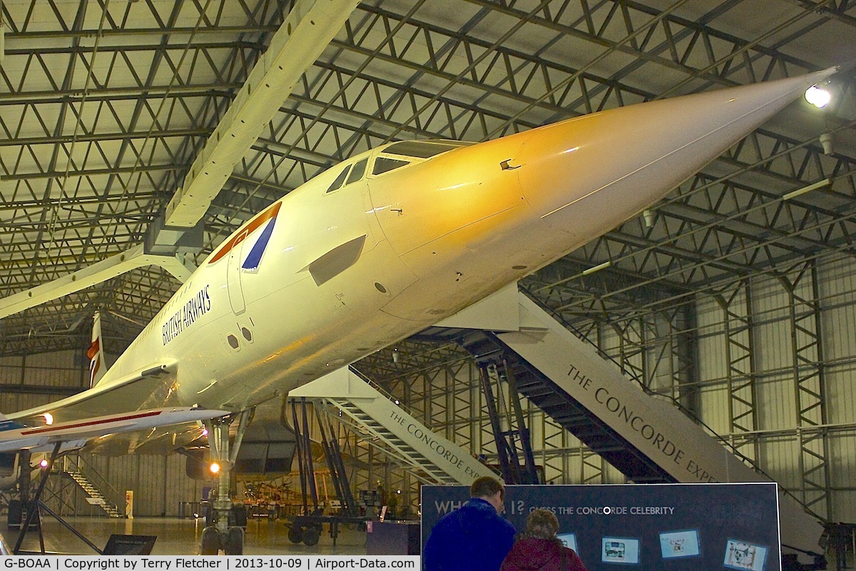 G-BOAA, 1974 Aerospatiale-BAC Concorde 1-102 C/N 100-006, At the Museum of Flight , East Fortune , Scotland