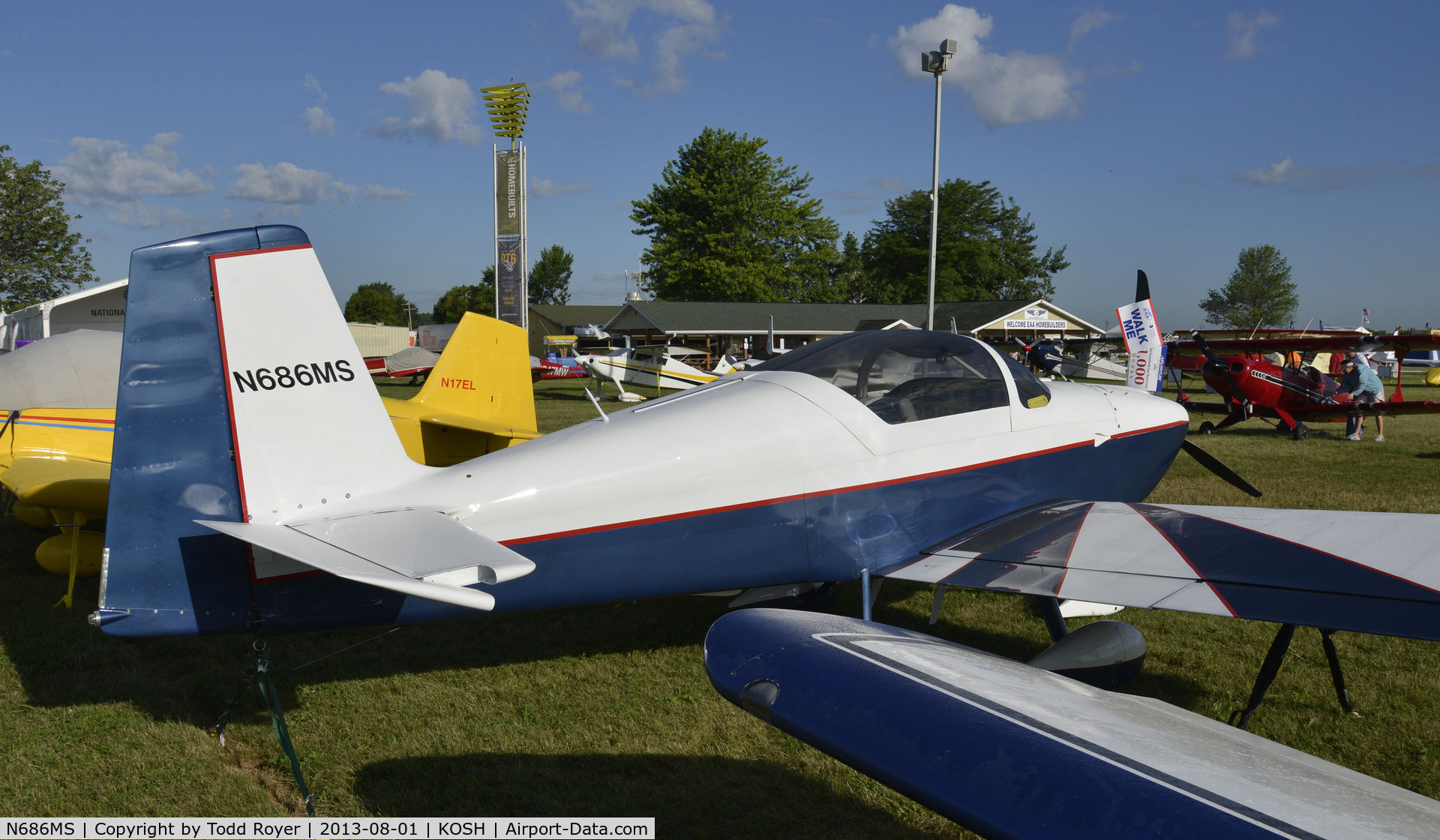 N686MS, 2001 Vans RV-6A C/N 25708, Airventure 2013