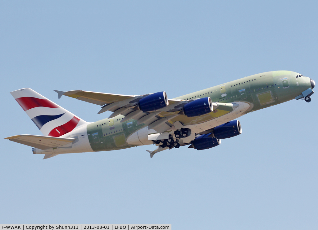 F-WWAK, 2013 Airbus A380-841 C/N 144, C/n 0144 - For British Airways