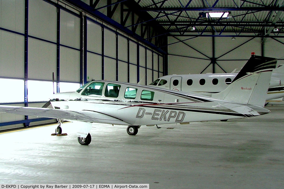 D-EKPD, 1989 Beech B36TC Bonanza C/N EA-492, Beech B36TC Bonanza [EA-492] Augsburg~D 17/07/2009