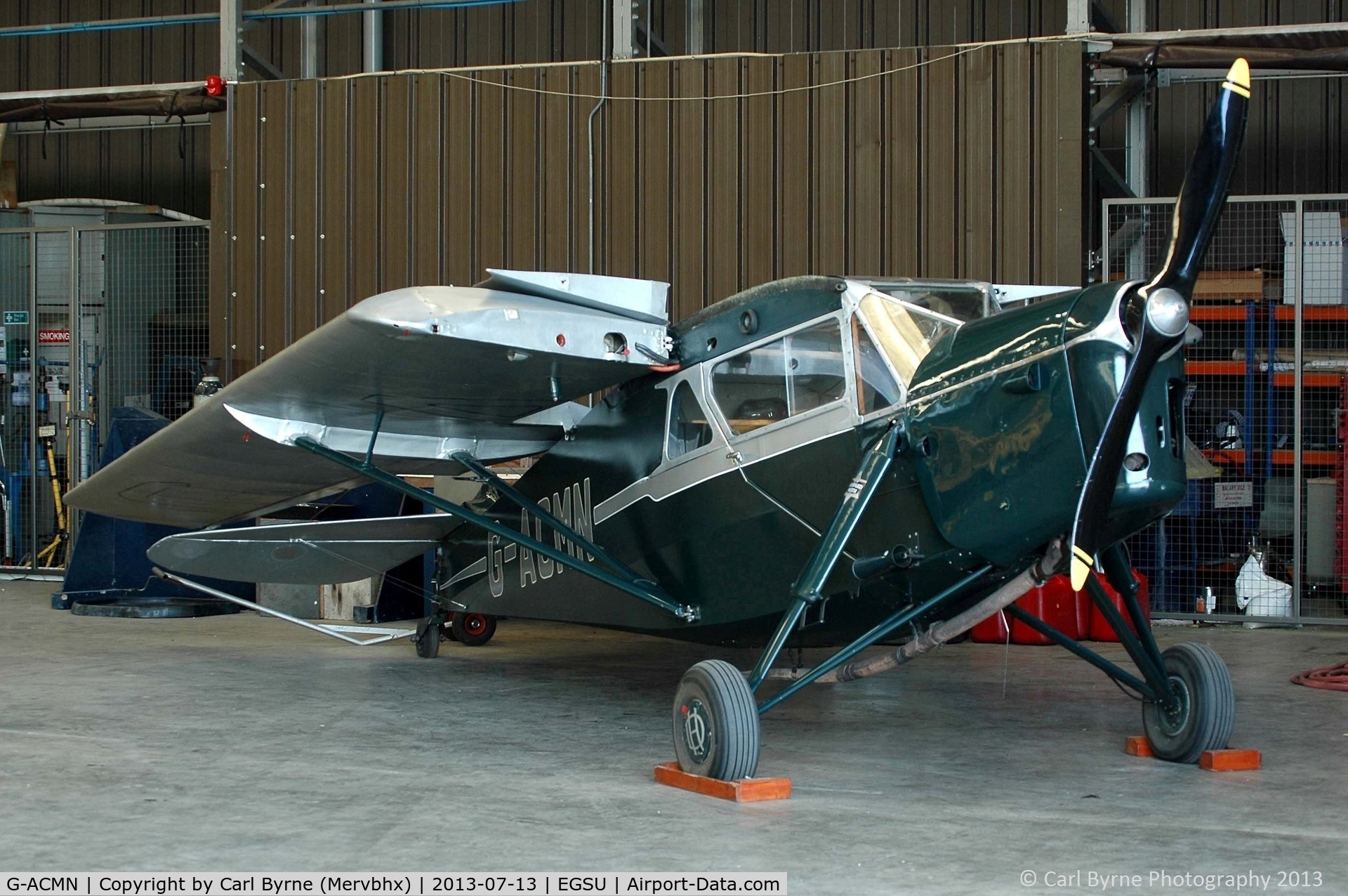 G-ACMN, 1934 De Havilland DH.85 Leopard Moth C/N 7050, Part of the Imperial War Museum's preserved flying collection.