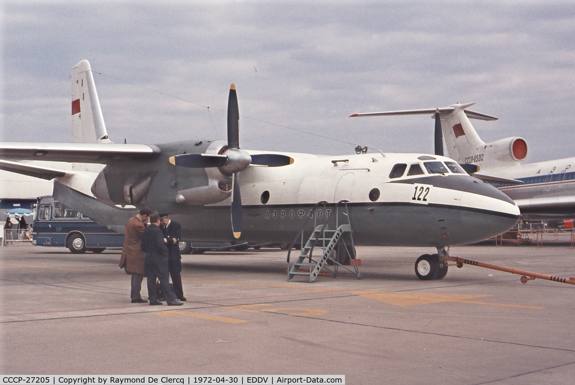 CCCP-27205, Antonov An-24 C/N Not found CCCP-27205, Hannover Messe 1972
