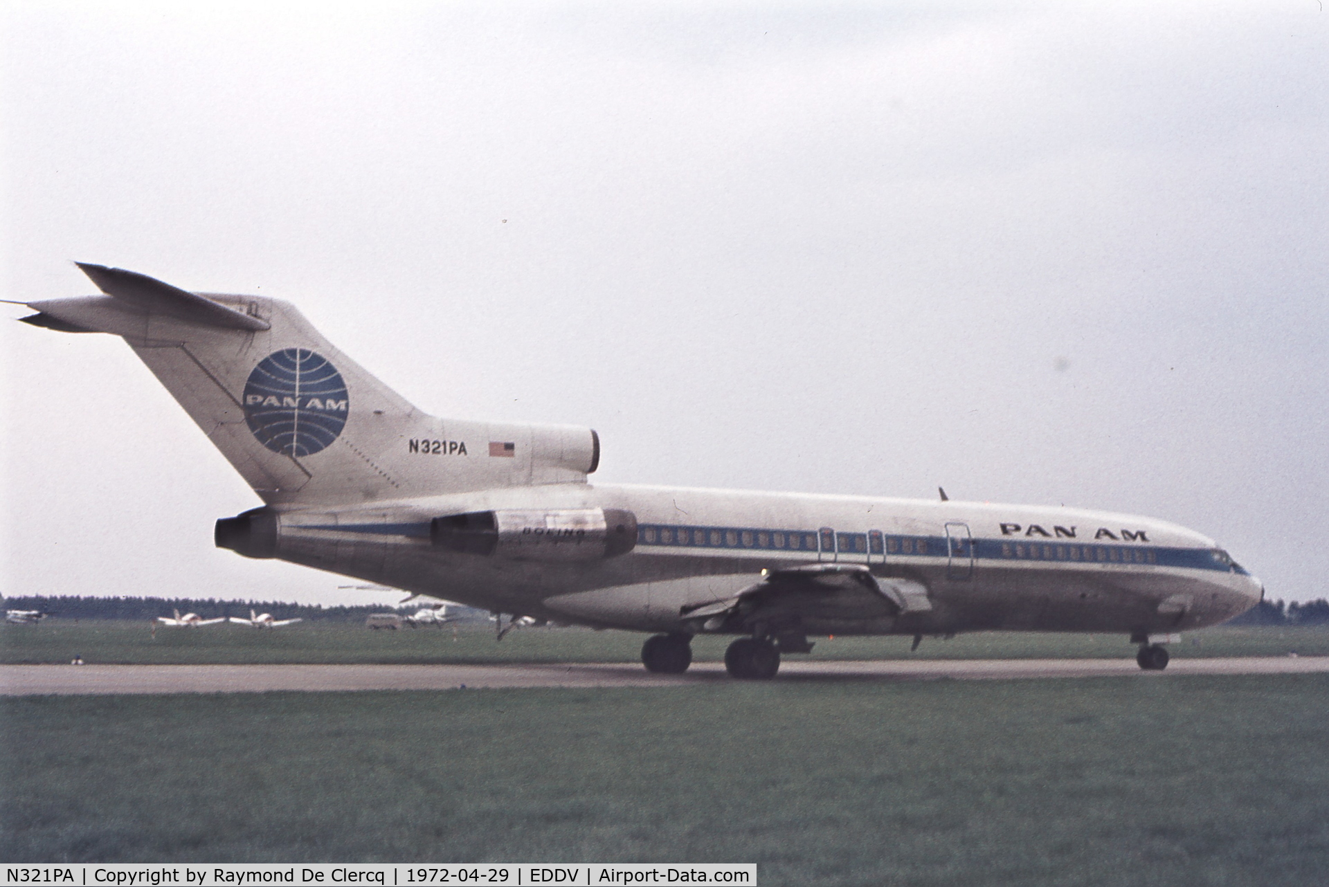 N321PA, 1966 Boeing 727-21 C/N 18999, Hannover Messe 1972