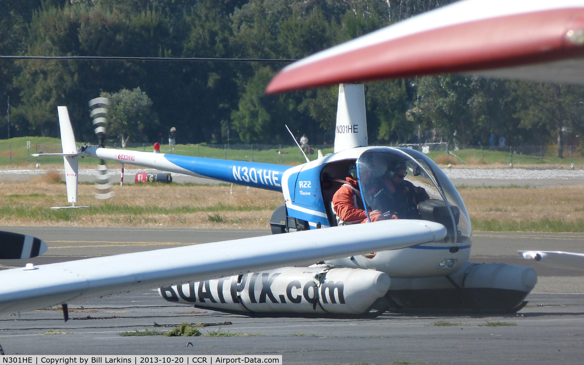 N301HE, 1993 Robinson R22 MARINER C/N 2382M, Visitor