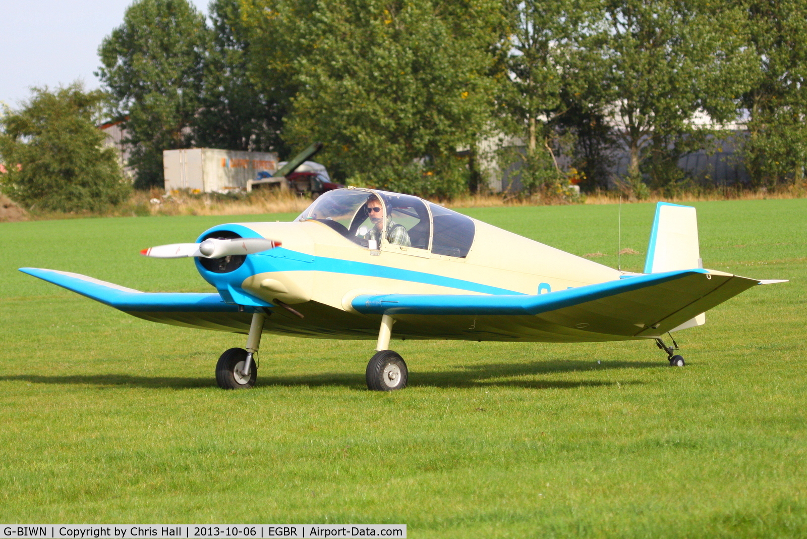 G-BIWN, 1966 Jodel D-112 C/N 1314, at Breighton's Pre Hibernation Fly-in, 2013