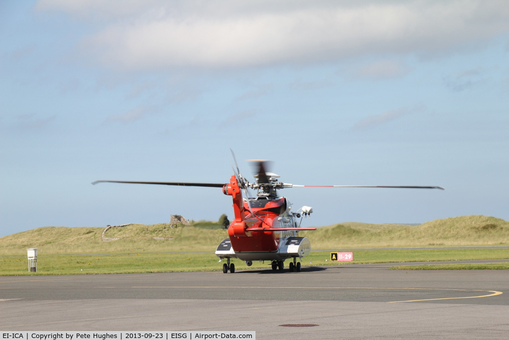 EI-ICA, 2006 Sikorsky S-92A C/N 920045, EI-ICA all-round sequence on departure from its Sligo base