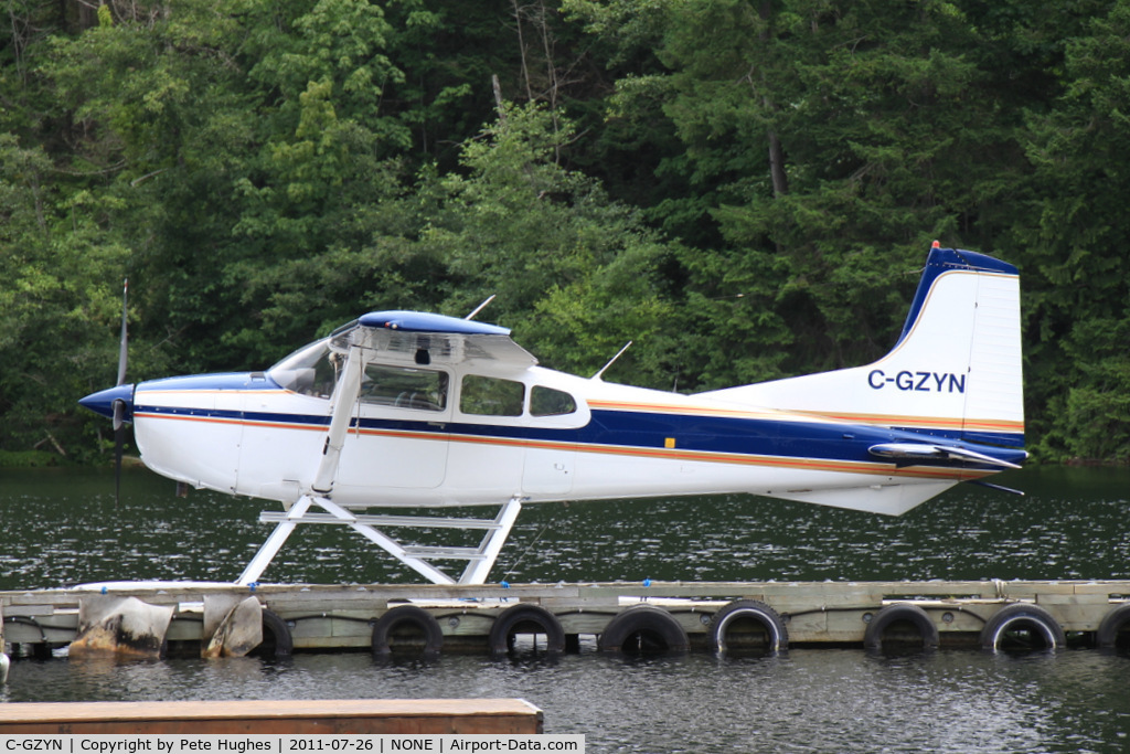 C-GZYN, 1978 Cessna A185F Skywagon 185 C/N 18503545, C-GZYN moored at Powell River BC