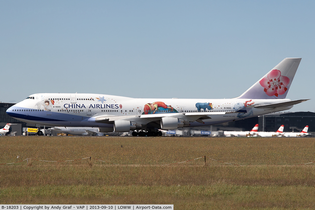 B-18203, Boeing 747-409 C/N 28711, China Airlines 747-400