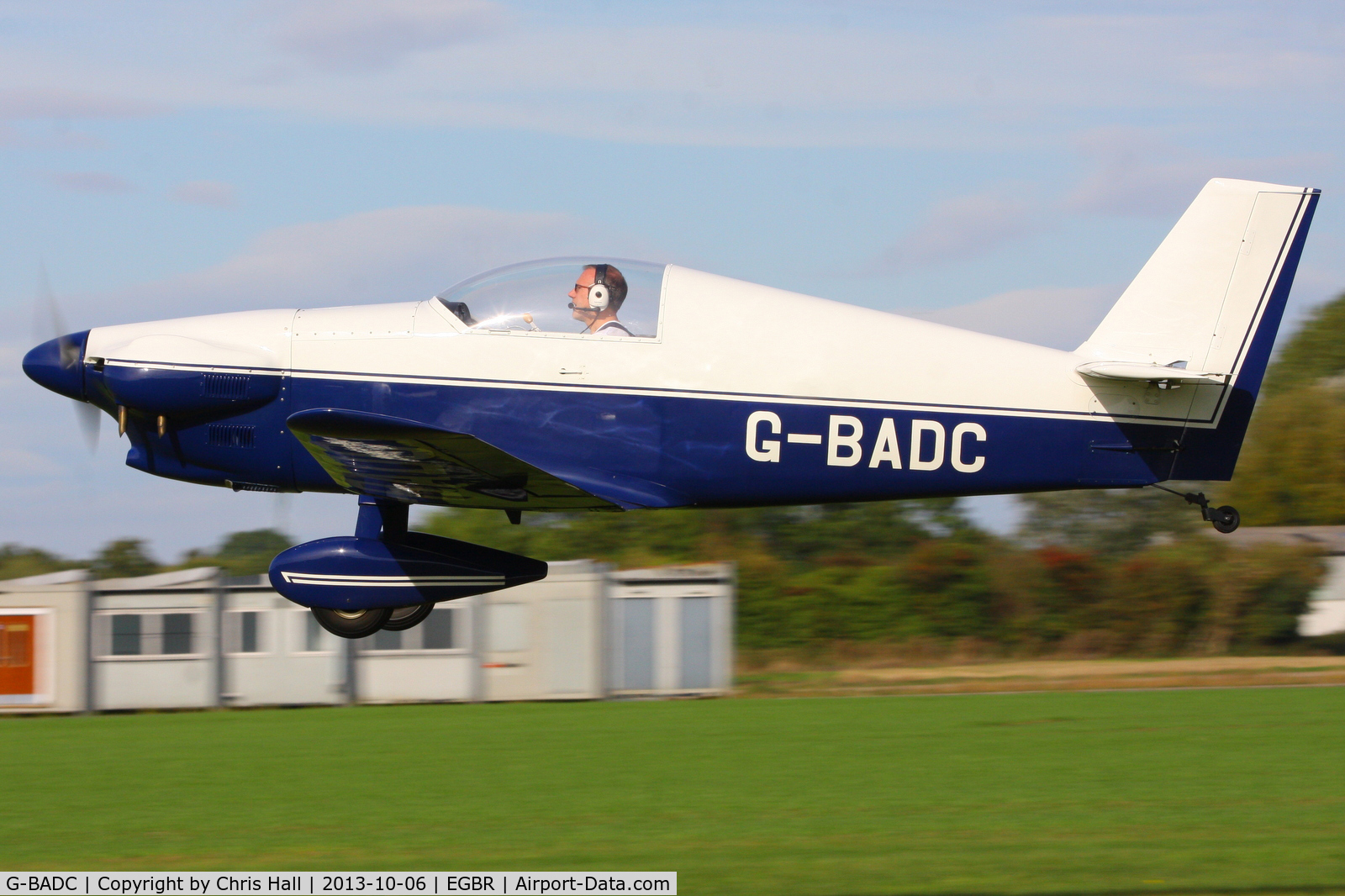 G-BADC, 1980 Rollason Beta B2A C/N PFA 002-10140, at Breighton's Pre Hibernation Fly-in, 2013