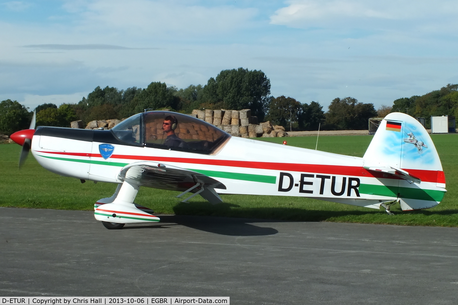 D-ETUR, 1973 Mudry CAP-10B C/N 38, at Breighton's Pre Hibernation Fly-in, 2013