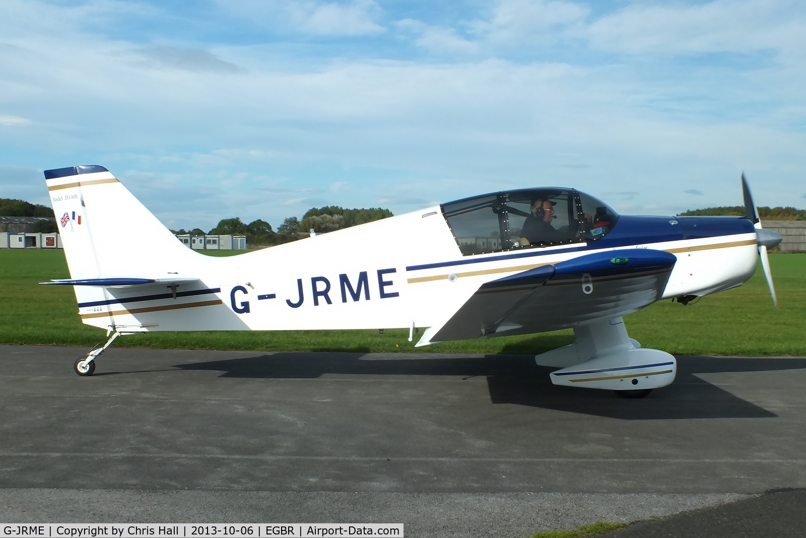 G-JRME, 2009 Jodel D-140E Mousquetaire IV C/N 444/PFA 251-13155, at Breighton's Pre Hibernation Fly-in, 2013