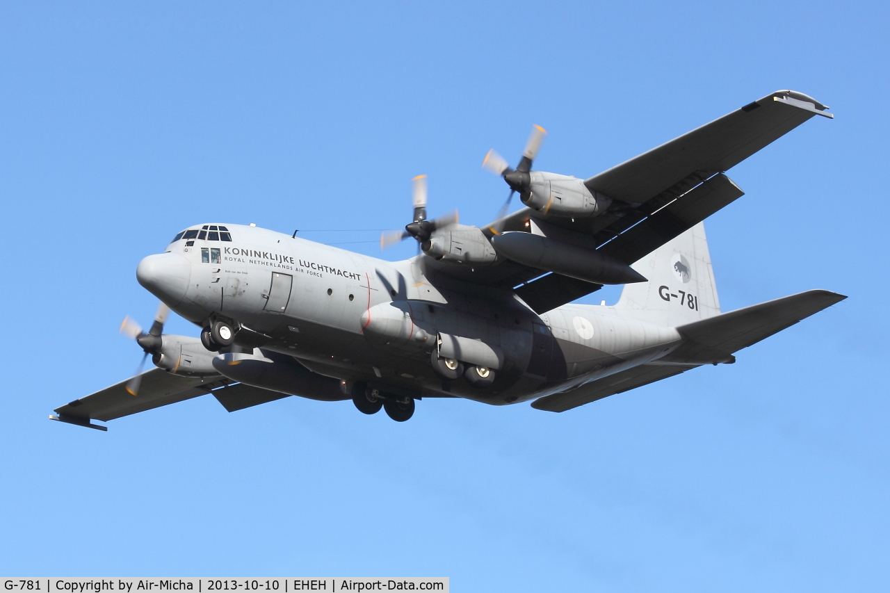 G-781, Lockheed C-130H Hercules C/N 382-4781, Royal Netherlands Air Force