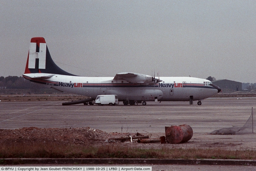 G-BFYU, 1965 Short SC-5 Belfast C1 C/N SH.1821, Heavylift Cargo Airlines