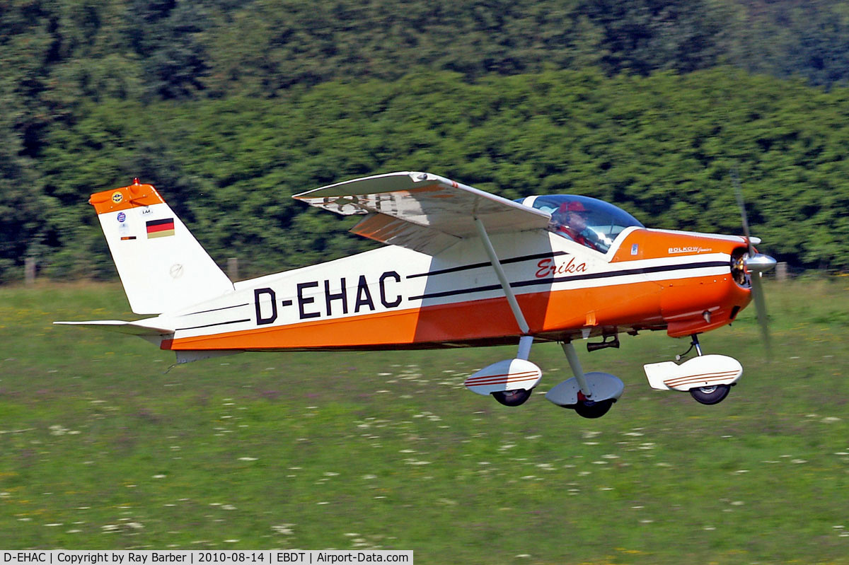 D-EHAC, 1969 Bolkow Bo-208C Junior C/N 709, Bolkow Bo.208C Junior [709] Schaffen-Diest~OO 14/08/2010