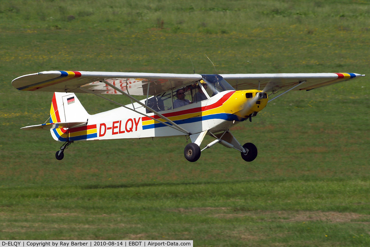 D-ELQY, Piper PA-19 Super Cub C/N 18-3083, Piper L-18C-95 Super Cub [18-3083] Schaffen-Diest~OO 14/08/2010
